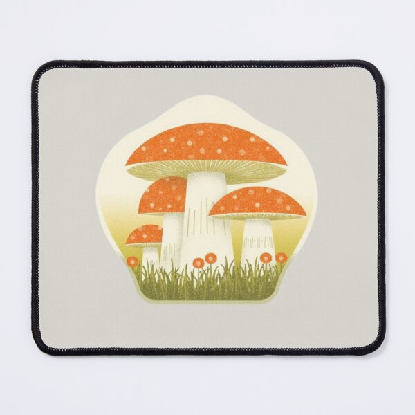Item preview, Retro Mushroom Garden designed and sold by mellow-koko.