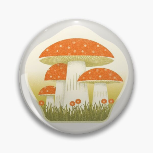 Item preview, Retro Mushroom Garden designed and sold by mellow-koko.