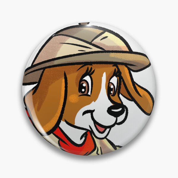 Item preview, Cute Beagle Safari Explorer Cartoon Dog Team Lou Comic Style designed and sold by TeamLouOfficial.