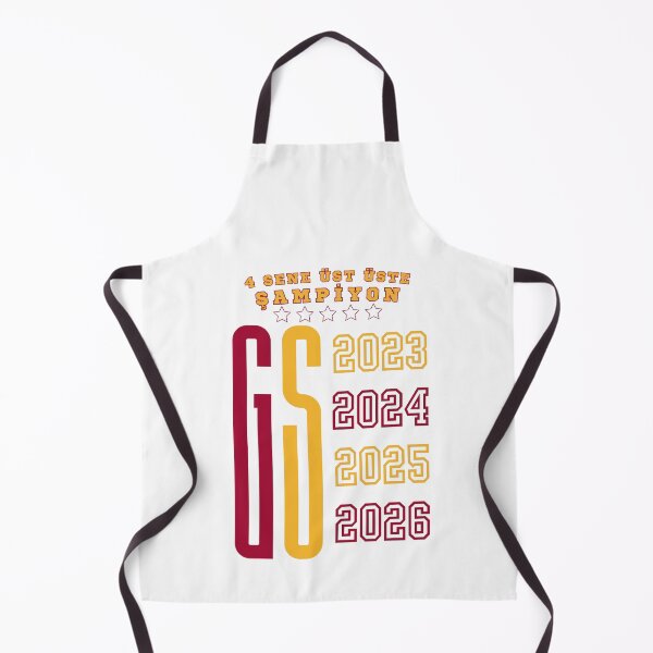 Item preview, White Galatasaray 4 Years Consecutive Champions 2023-2026 Football Design designed and sold by tarzbol.