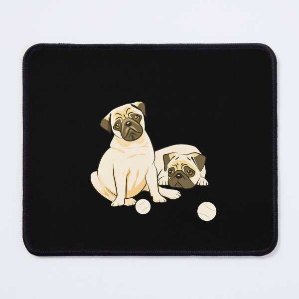 Item preview, Playful and dreamy pug duos designed and sold by DrimitStore.