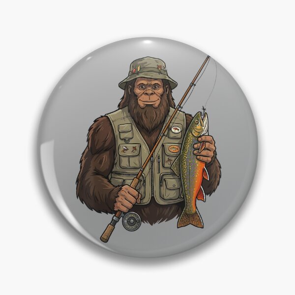 Item preview, Brook Trout Bigfoot Fisher designed and sold by GreggRoss.