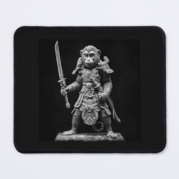 Item preview, Armored Monkey Warrior with Sword designed and sold by inkoutninja.