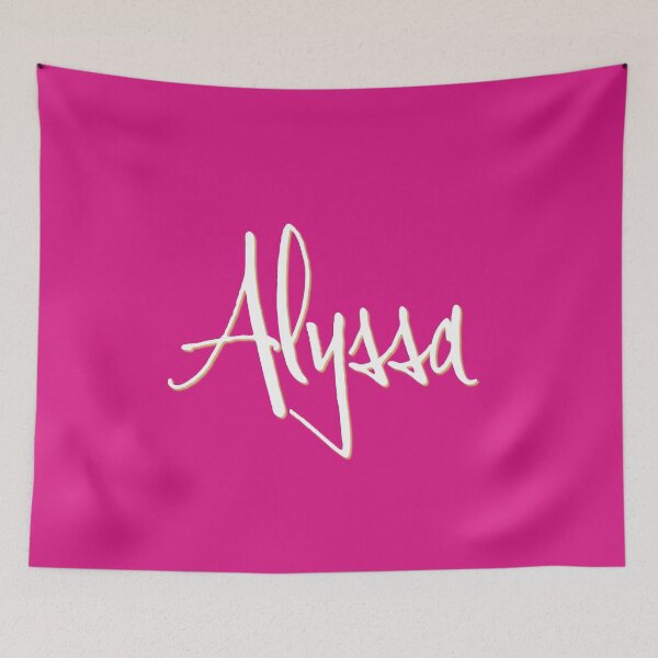 Item preview, ALYSSA personalized type design designed and sold by CharlottePlaceArt.