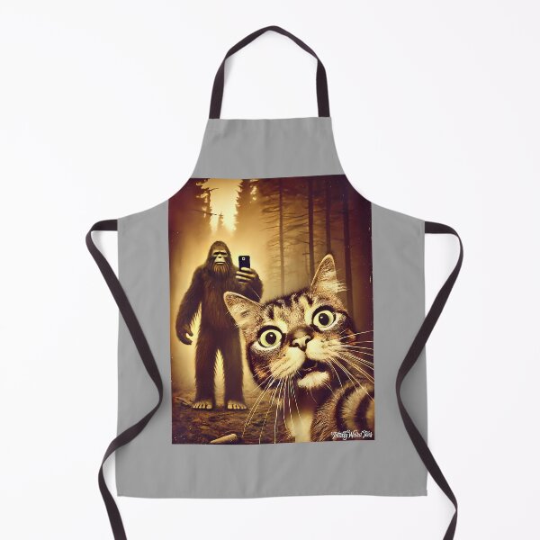 Item preview, Cat Sasquatch Selfie Funny Bigfoot Cryptoid Enthusiast Humor designed and sold by GreggRoss.