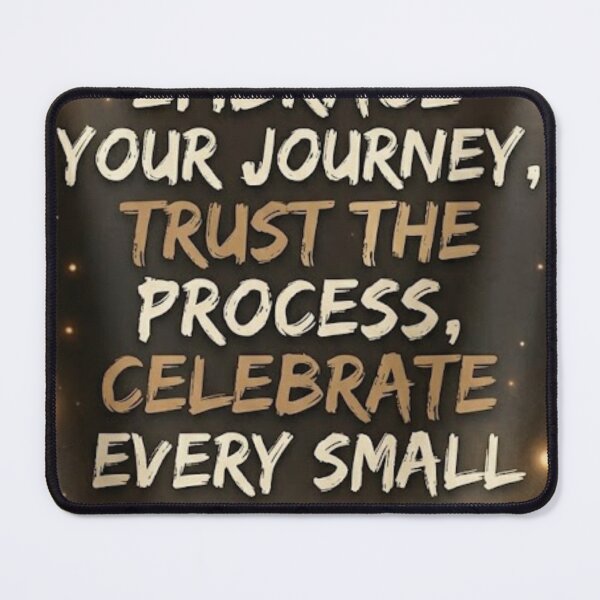 Item preview, Embrace The Journey and Trust The Process designed and sold by xsctasy.