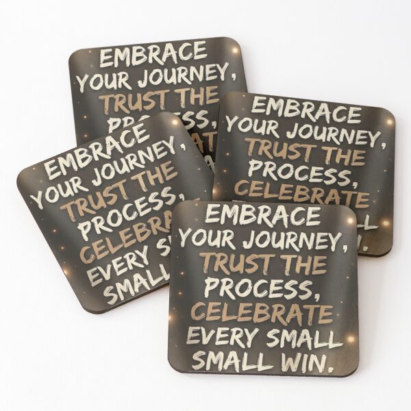 Item preview, Embrace The Journey and Trust The Process designed and sold by xsctasy.