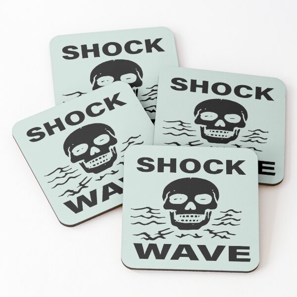 Item preview, Shock Wave Alpha Skull - Coal Black designed and sold by mikawaya studio.