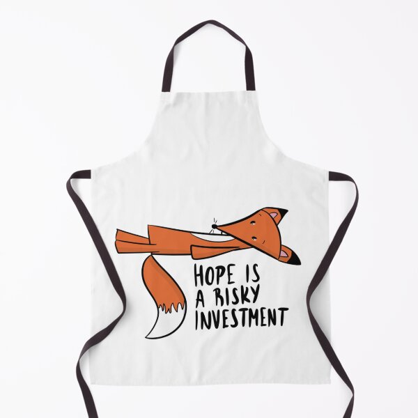 Item preview, Hope Is A Risky Investment Funny Burnout Fox designed and sold by DesignFreakArt.