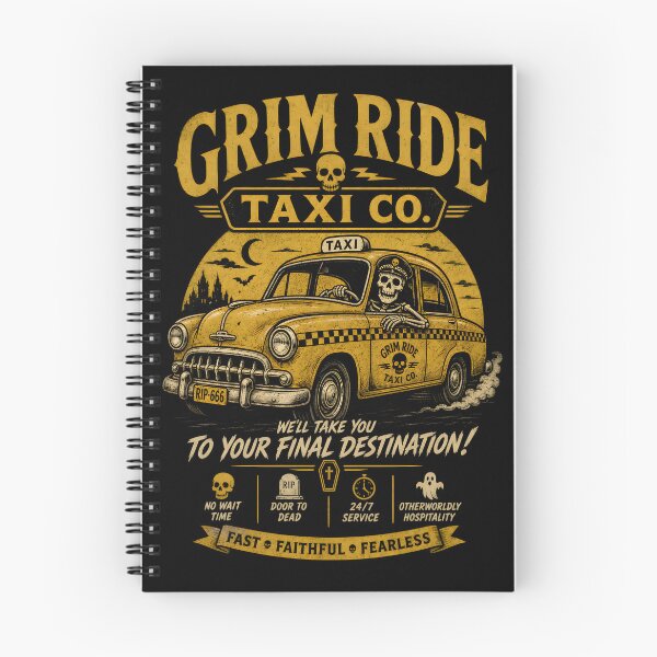 Item preview, Grim Ride Taxi Co. designed and sold by CreativePrints3.