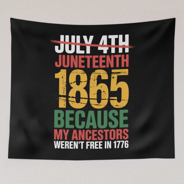 Item preview, 1865 is Freedom Day My Ancestors Not Free in 1776 Juneteenth designed and sold by sailorjessiArt.