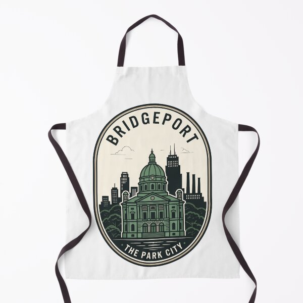 Item preview, Bridgeport Connecticut Park City Skyline Badge designed and sold by k3rstman1.