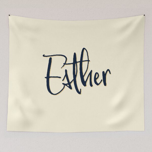 Item preview, ESTHER personalized type design designed and sold by CharlottePlaceArt.