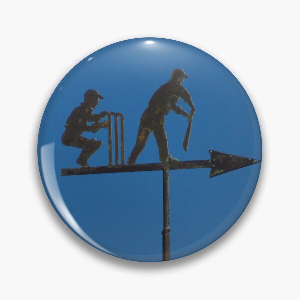 Item preview, The Cricketers Weathervane - Blue Sky designed and sold by wiggyofipswich.