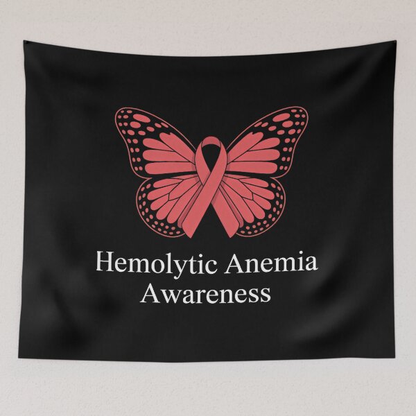 Item preview, Butterfly Hemolytic Anemia Awareness Reb Ribbon designed and sold by sailorjessiArt.