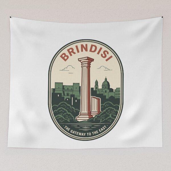 Item preview, Vintage Brindisi Italy Gateway to the East Emblem designed and sold by k3rstman1.