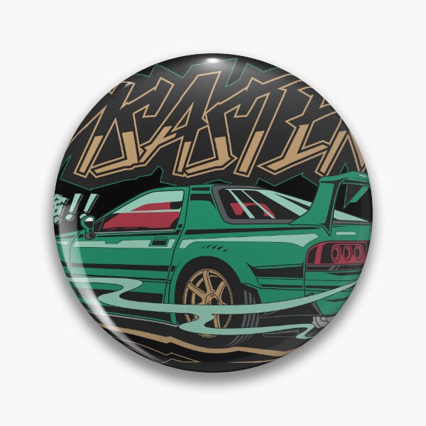 Item preview, Disaster 危険 - JDM Rotary Sports Coupe FC 1989 Rear View Poster designed and sold by Pupung oktavian.