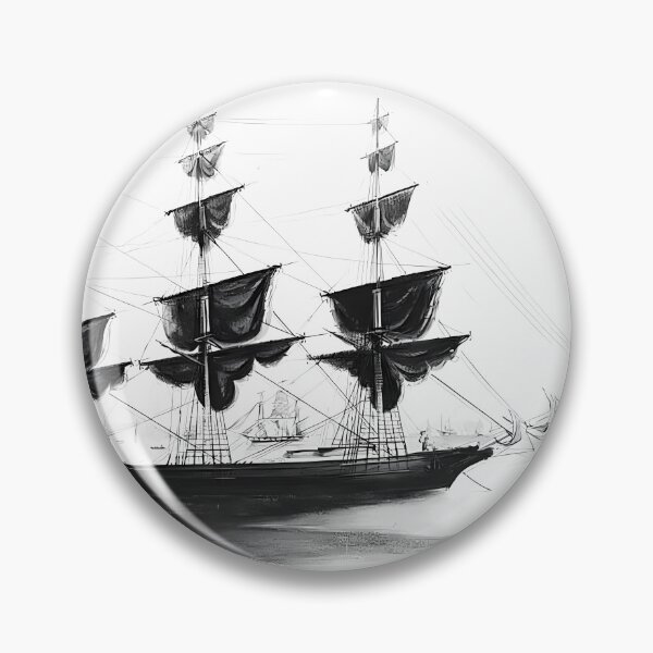 Item preview, Vintage Ship Surprise 1850 | Nautical Art designed and sold by GammaRay.