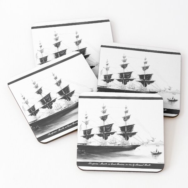 Item preview, Vintage Ship Surprise 1850 | Nautical Art designed and sold by GammaRay.