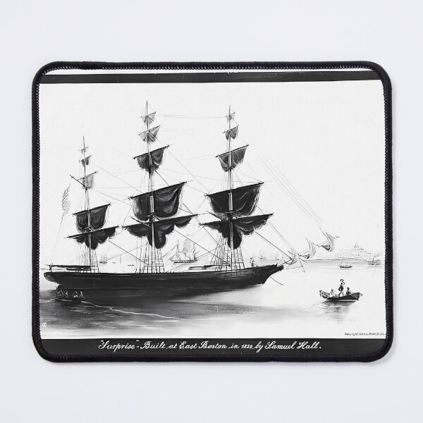 Item preview, Vintage Ship Surprise 1850 | Nautical Art designed and sold by GammaRay.