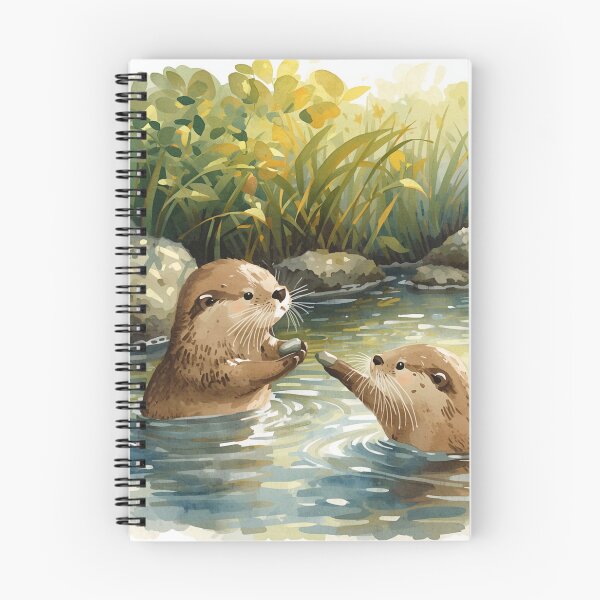 Item preview, Otters offering each other a pebble - a sign of commitment, love and loyalty designed and sold by 26LN.