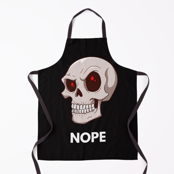 Item preview, Red Eyed Skull Nope Gothic Sarcastic Design designed and sold by ContigoART.