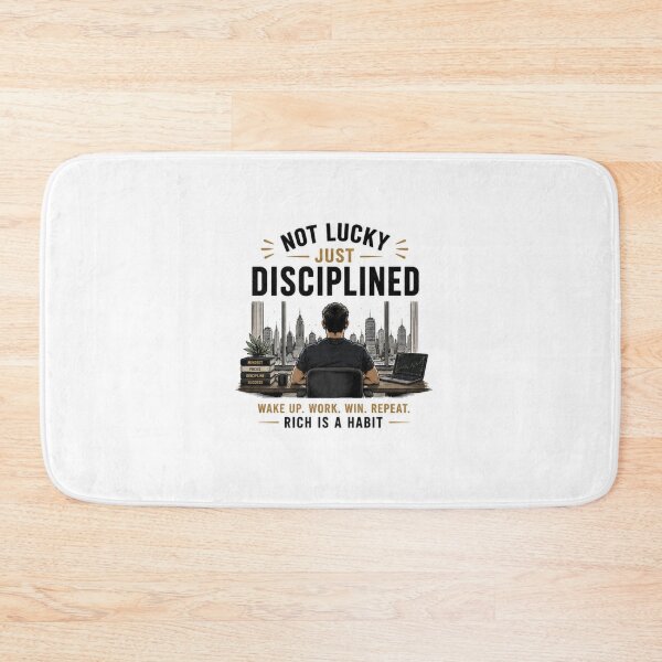 Item preview, Not lucky just disciplined designed and sold by fadeinkstudio.