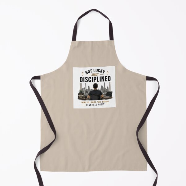 Item preview, Not lucky just disciplined designed and sold by fadeinkstudio.