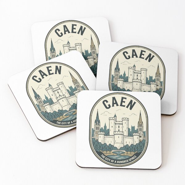 Item preview, Caen France City of a Hundred Spires Badge designed and sold by k3rstman1.