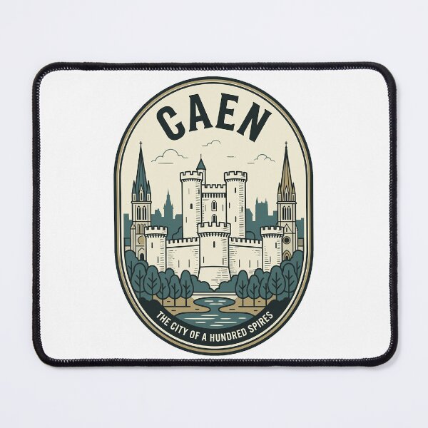 Item preview, Caen France City of a Hundred Spires Badge designed and sold by k3rstman1.