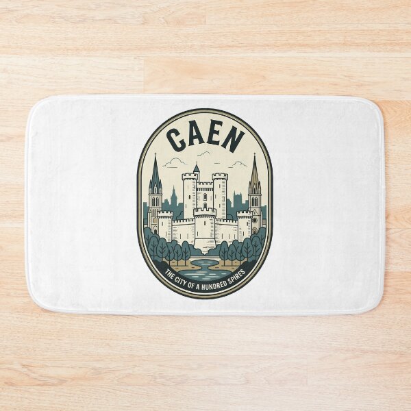 Item preview, Caen France City of a Hundred Spires Badge designed and sold by k3rstman1.