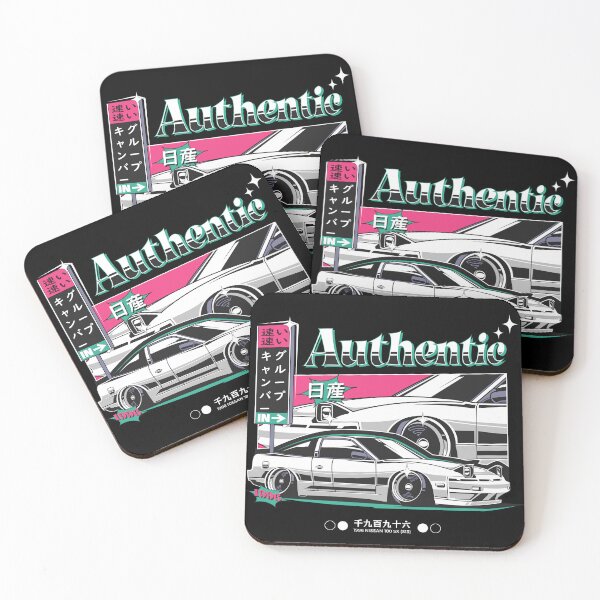 Item preview, Authentic 日産 - JDM S13 180SX 1996 Street Scene Drift Coupe Poster designed and sold by Pupung oktavian.