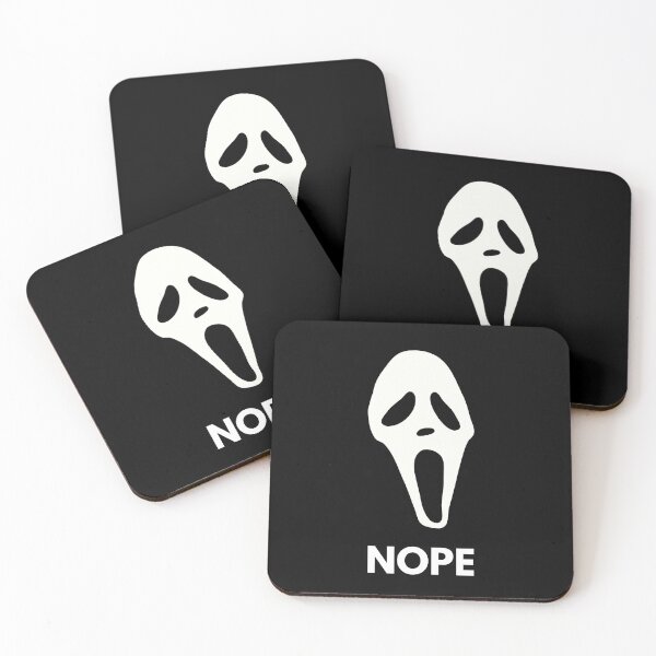 Item preview, Ghost Face Scream Nope Horror Sarcastic Design designed and sold by ContigoART.