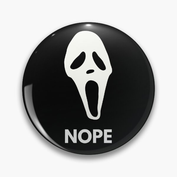 Item preview, Ghost Face Scream Nope Horror Sarcastic Design designed and sold by ContigoART.