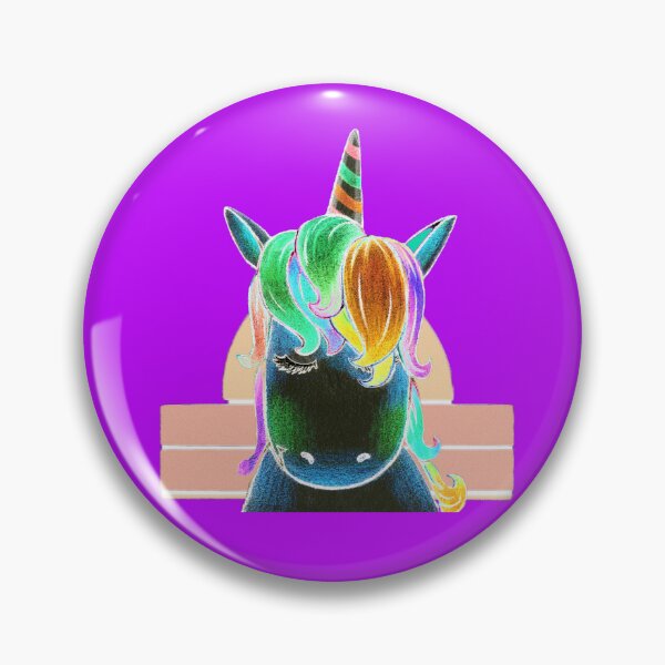 Item preview, Magical unicorn with cute hair designed and sold by MT-Wunderland .