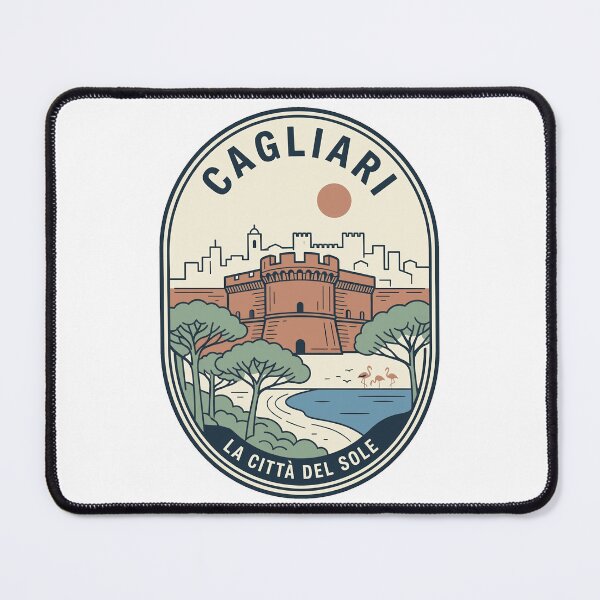 Item preview, Vintage Cagliari Italy Travel Badge City of Sun designed and sold by k3rstman1.