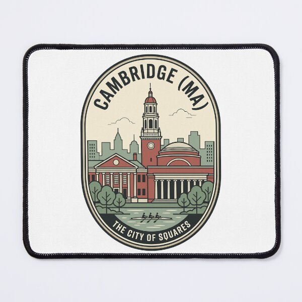 Item preview, Cambridge MA City of Squares Vintage Badge designed and sold by k3rstman1.