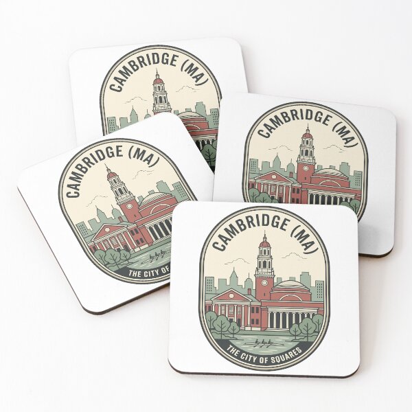 Item preview, Cambridge MA City of Squares Vintage Badge designed and sold by k3rstman1.