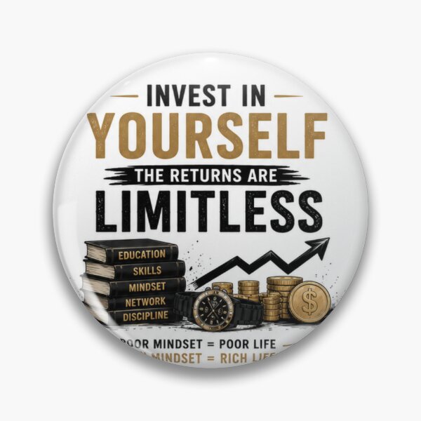 Item preview, Invest in yourself  designed and sold by fadeinkstudio.