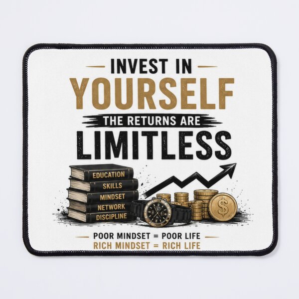 Item preview, Invest in yourself designed and sold by fadeinkstudio.