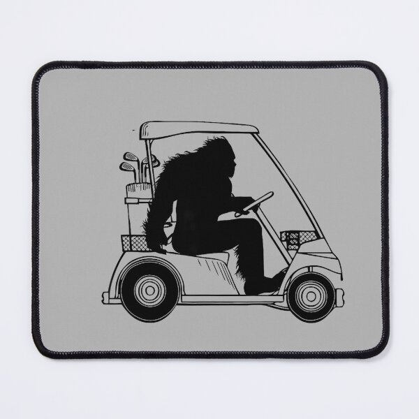 Item preview, Bigfoot Golf Tee, Sasquatch Driving Golf Cart Shirt Apparel designed and sold by GreggRoss.