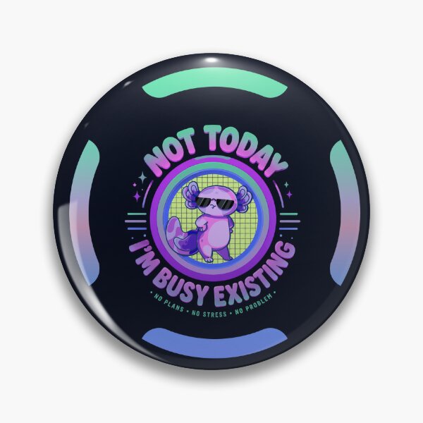 Item preview, Not Today I'm Busy Existing Funny Axolotl T-Shirt designed and sold by Aimetoi.