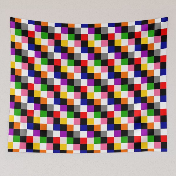 Item preview, Colourful Checkered Pattern Design  designed and sold by PatternTitan.