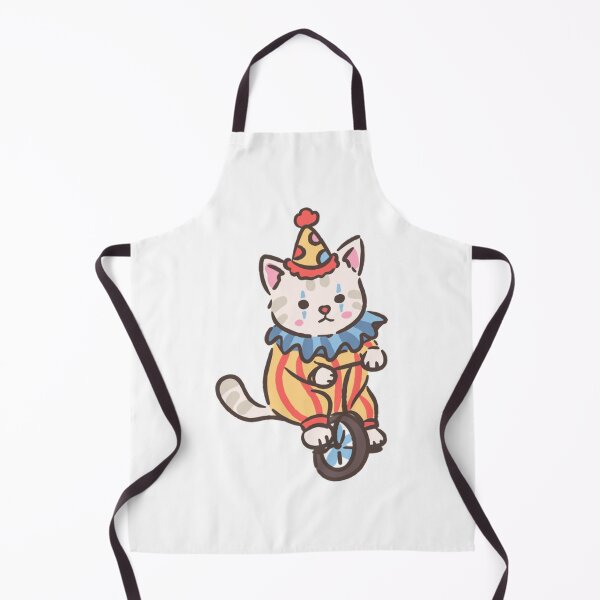 Item preview, Cute Clown Kitten Riding A Unicycle Circus Cat designed and sold by Shingogifts.