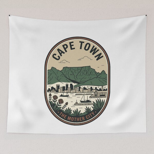 Item preview, Vintage Cape Town South Africa Table Mountain Badge designed and sold by k3rstman1.