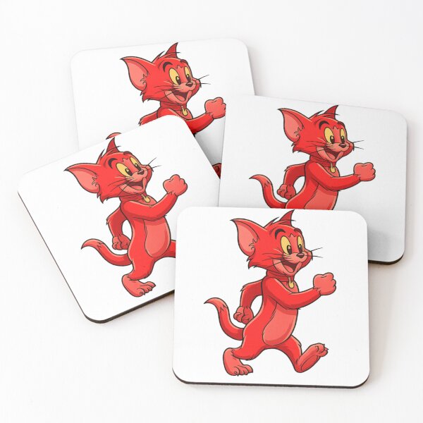 Item preview, Red Cartoon Cat Walking | Transparent PNG Sticker Design designed and sold by arifali786.