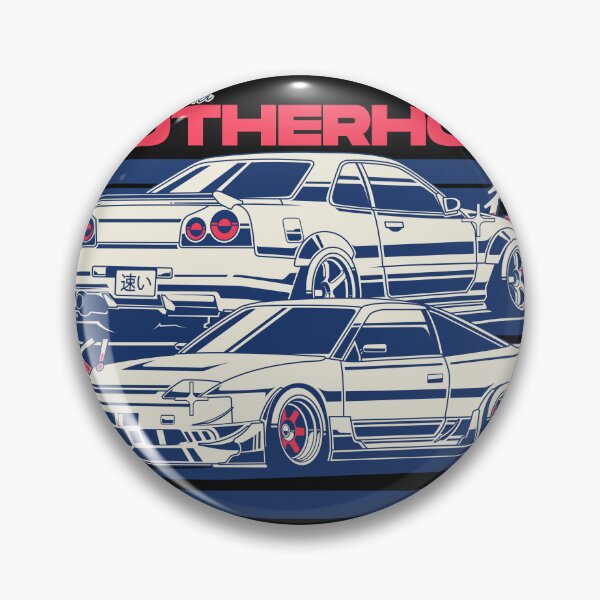 Item preview, Brotherhood 永遠の友情 - JDM Gangsta R34 S13 Duo Eternal Friendship Poster designed and sold by Pupung oktavian.