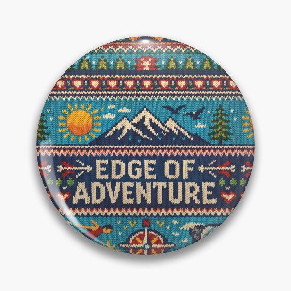 Item preview, Edge of Adventure Outdoor Adventure Knitting Pattern Motif designed and sold by Mauswohn.