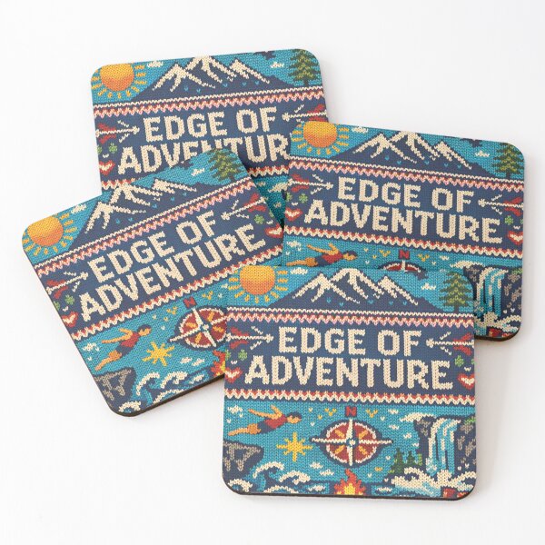 Item preview, Edge of Adventure Outdoor Adventure Knitting Pattern Motif designed and sold by Mauswohn.
