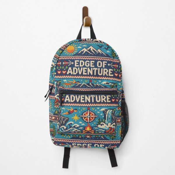 Item preview, Edge of Adventure Outdoor Adventure Knitting Pattern Motif designed and sold by Mauswohn.